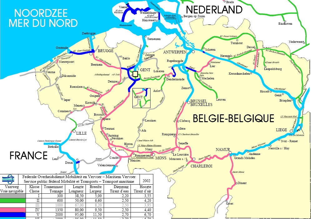 Karta ver belgiska inre vattenvgarjpg