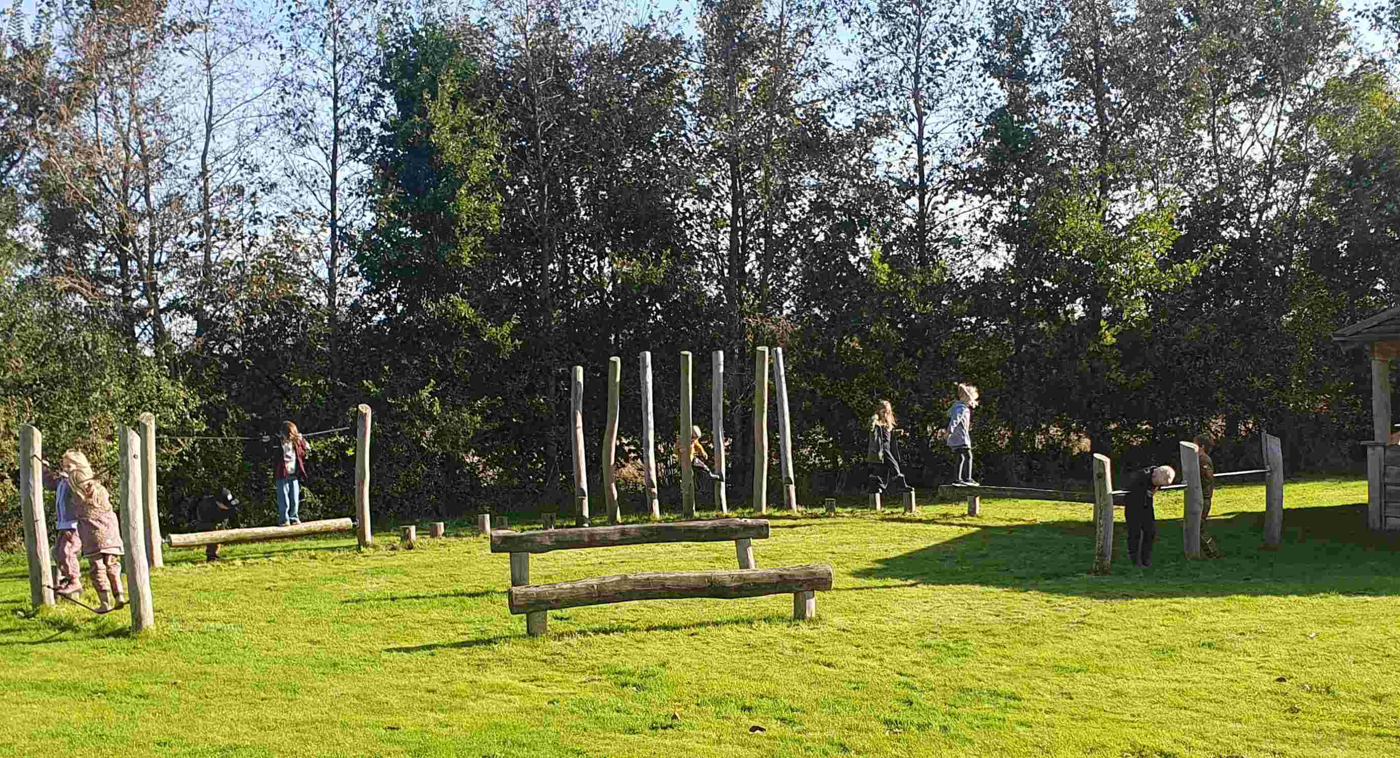 Efter veludført gerning kan der rundes af på Sønderjysk Skolemuseums legeplads.