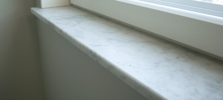 Bianco Carrara, mattslipad