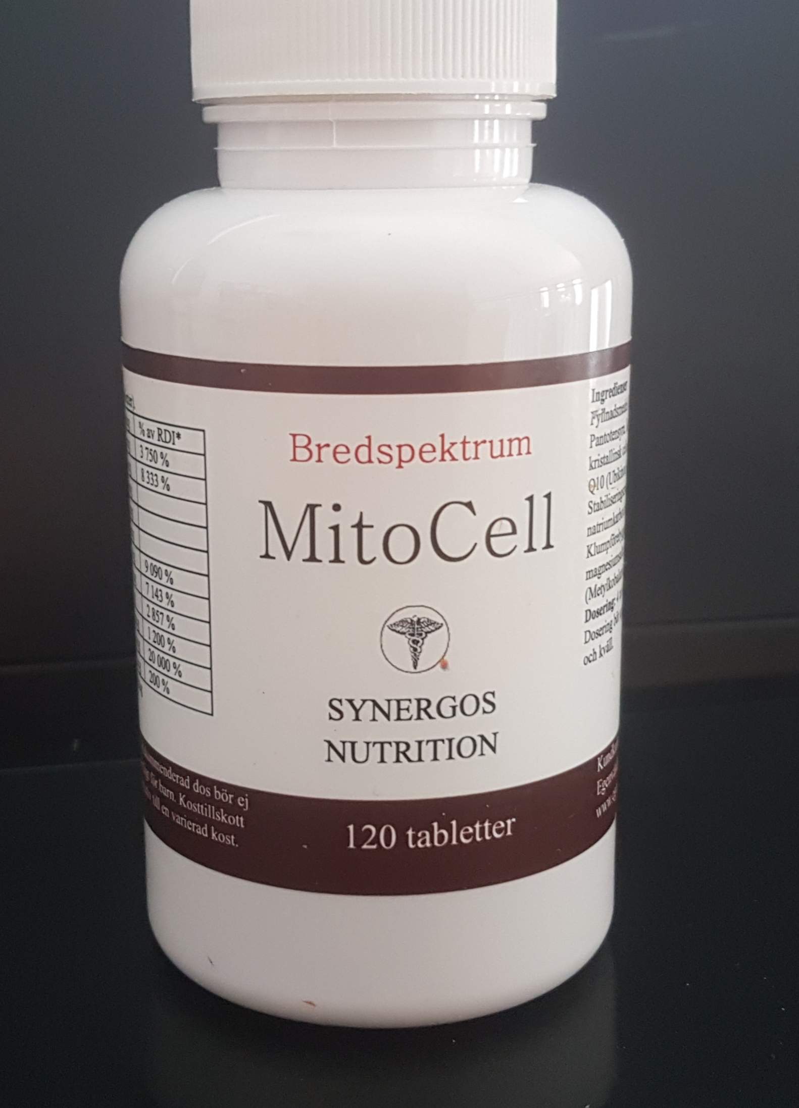 MitoCell 120 tabletter, specialpreparat för cellerna