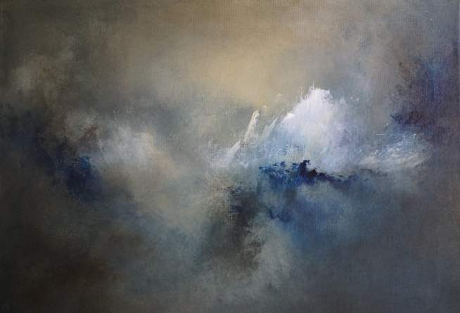 Cloudscape painting by Nicole Gadiel