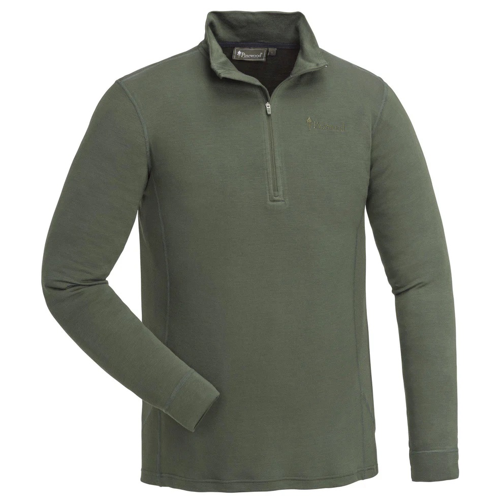 5406-733-01_Pinewood-Abisko-Merino-Base-Layer-Half-Zip-Mens_Dark-Mossgreenjpg