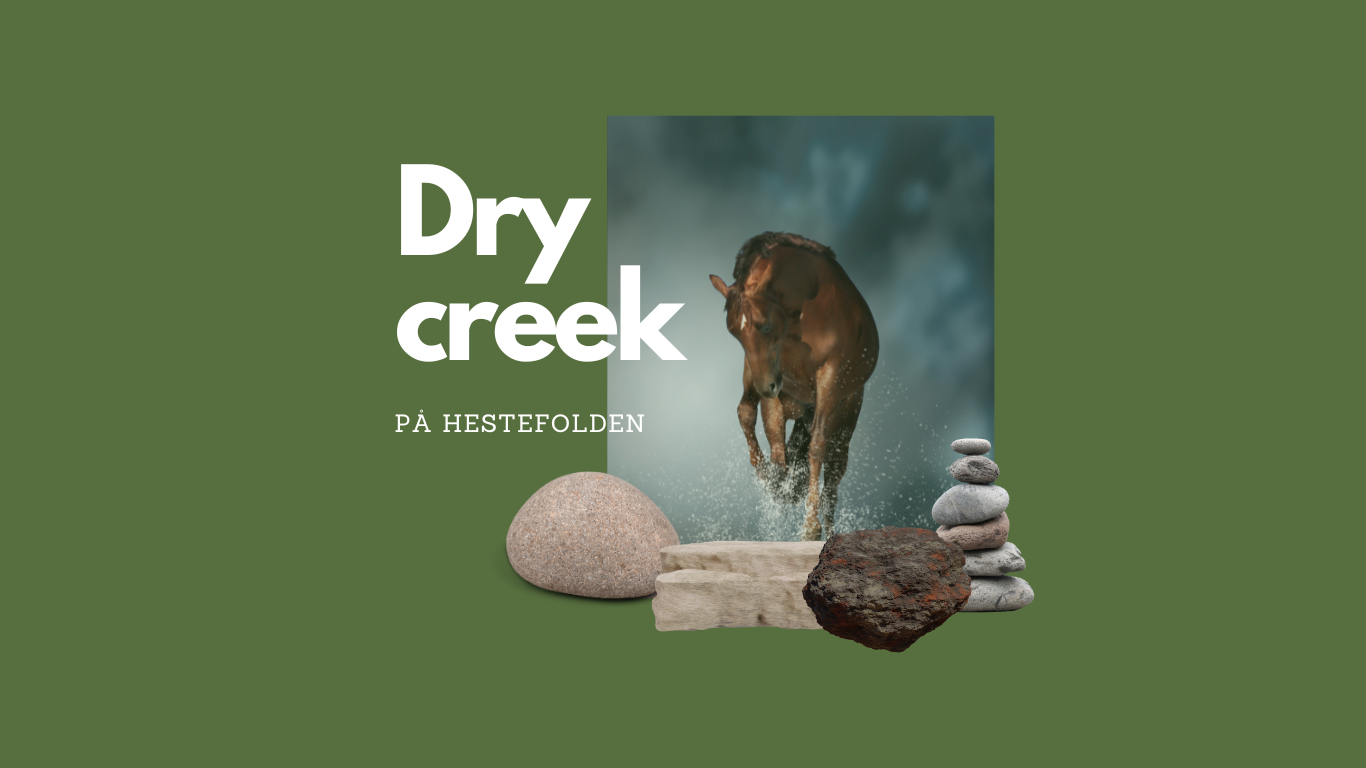 Dry creek  -  Led regnvand væk fra hestefolden!