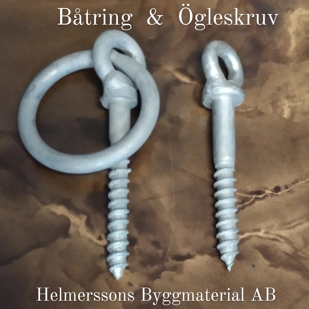 Båtring & Ögleskruv