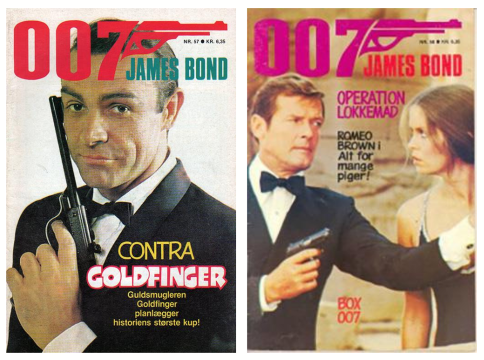 James Bond tegneserie. 1981. Interpresse. Spionen der eleskede mig. Romeo Brown. Goldfinger