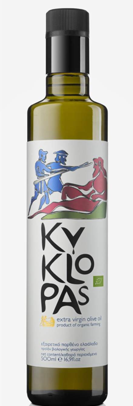 Kyklopas Organic, Extra Virgin Olive Oil, 500 ml (Harvest 2023)