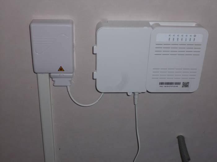 Exempel på den utrustning IP Only monterar inomhus