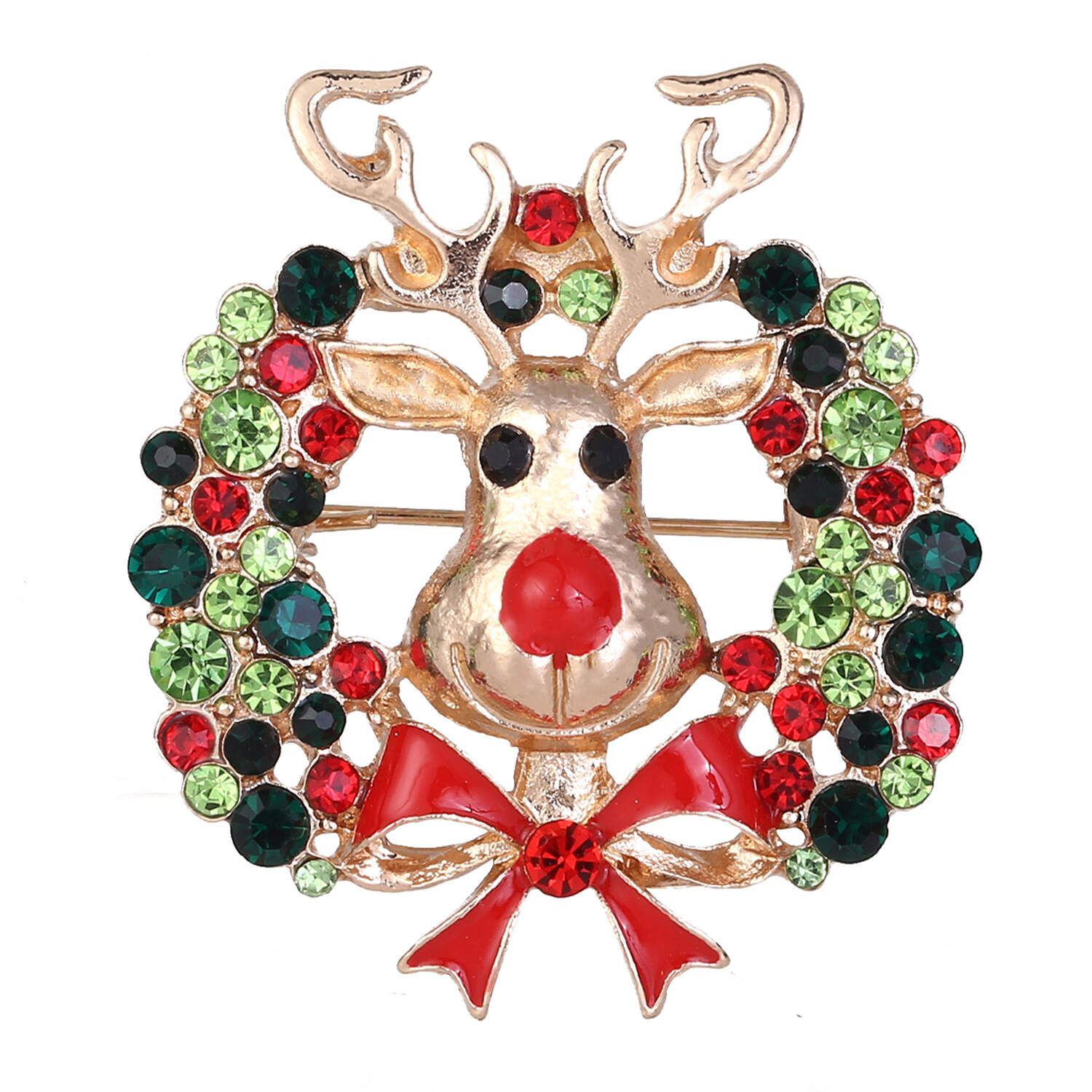 Rudolph in a Wreath