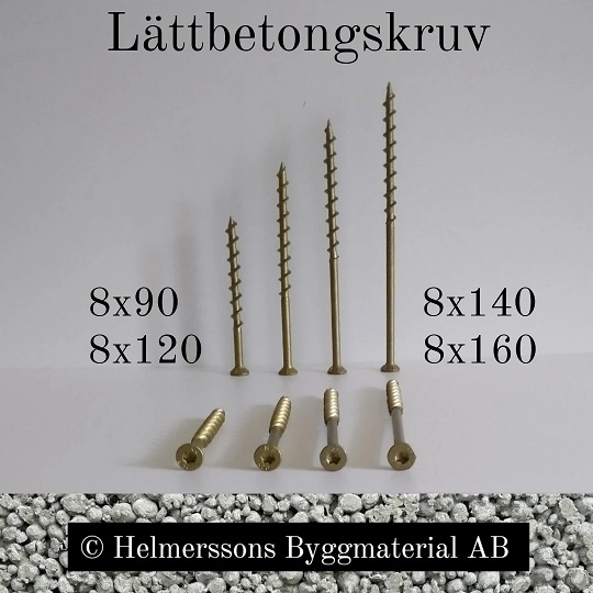 Lättbetongskruv