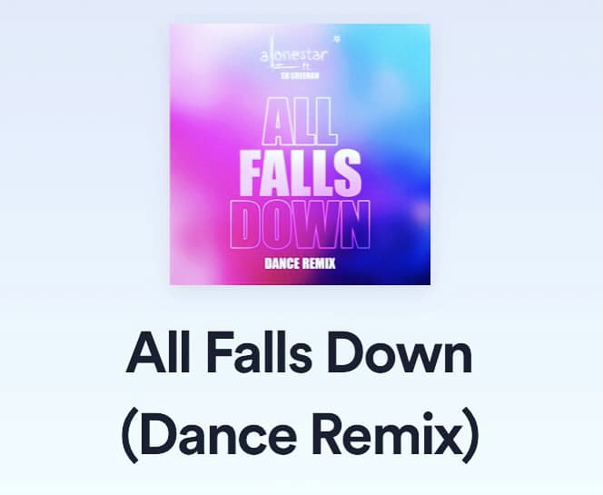 "All Fall´s Down" -Remix made by Komplx Records (Charlie Kongsø) with Jethro Sheeran. Vocals mixed and cleaned by Max Hansen.