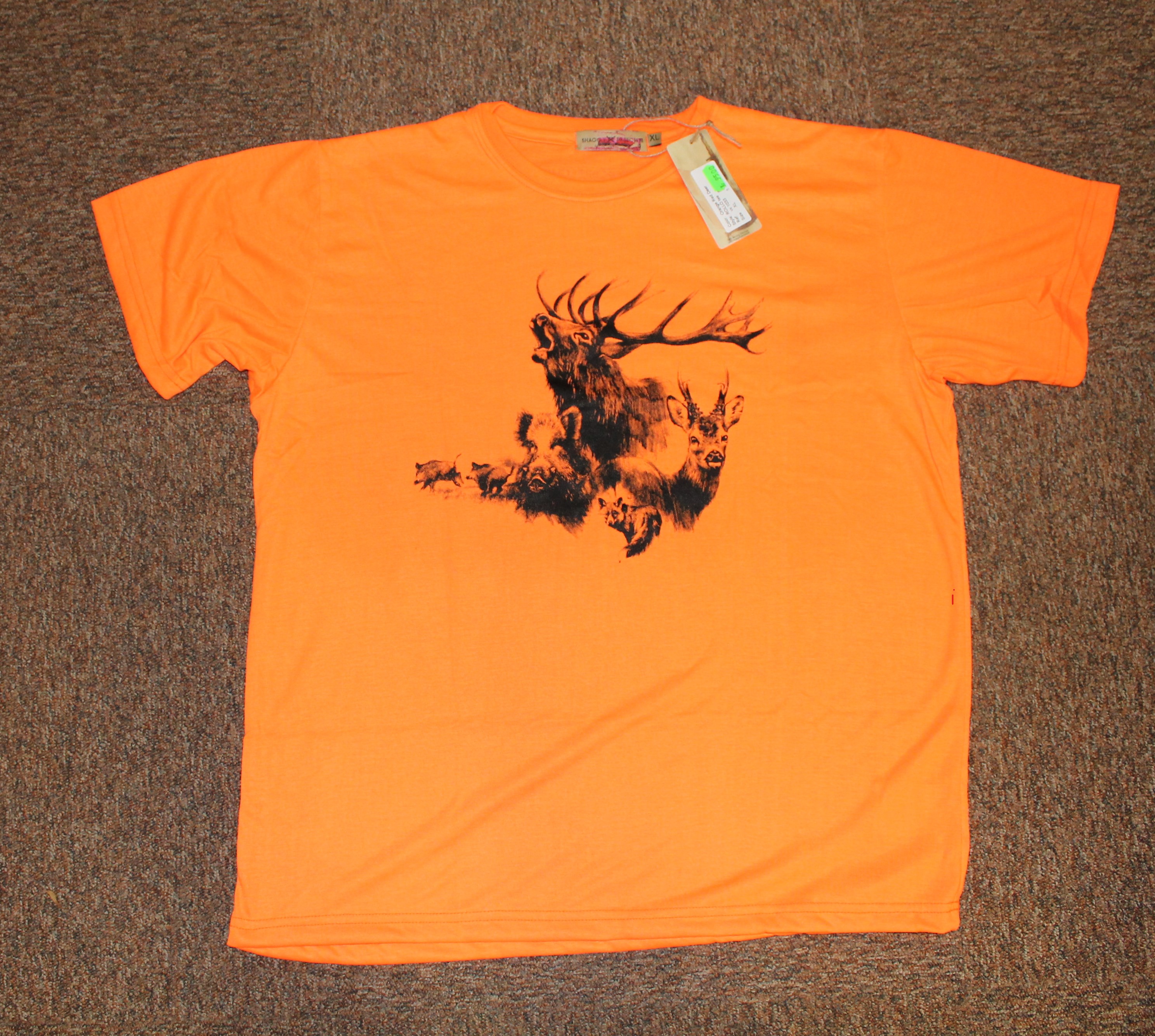 Shaggy Breeches T-shirt orange m hjortjpg