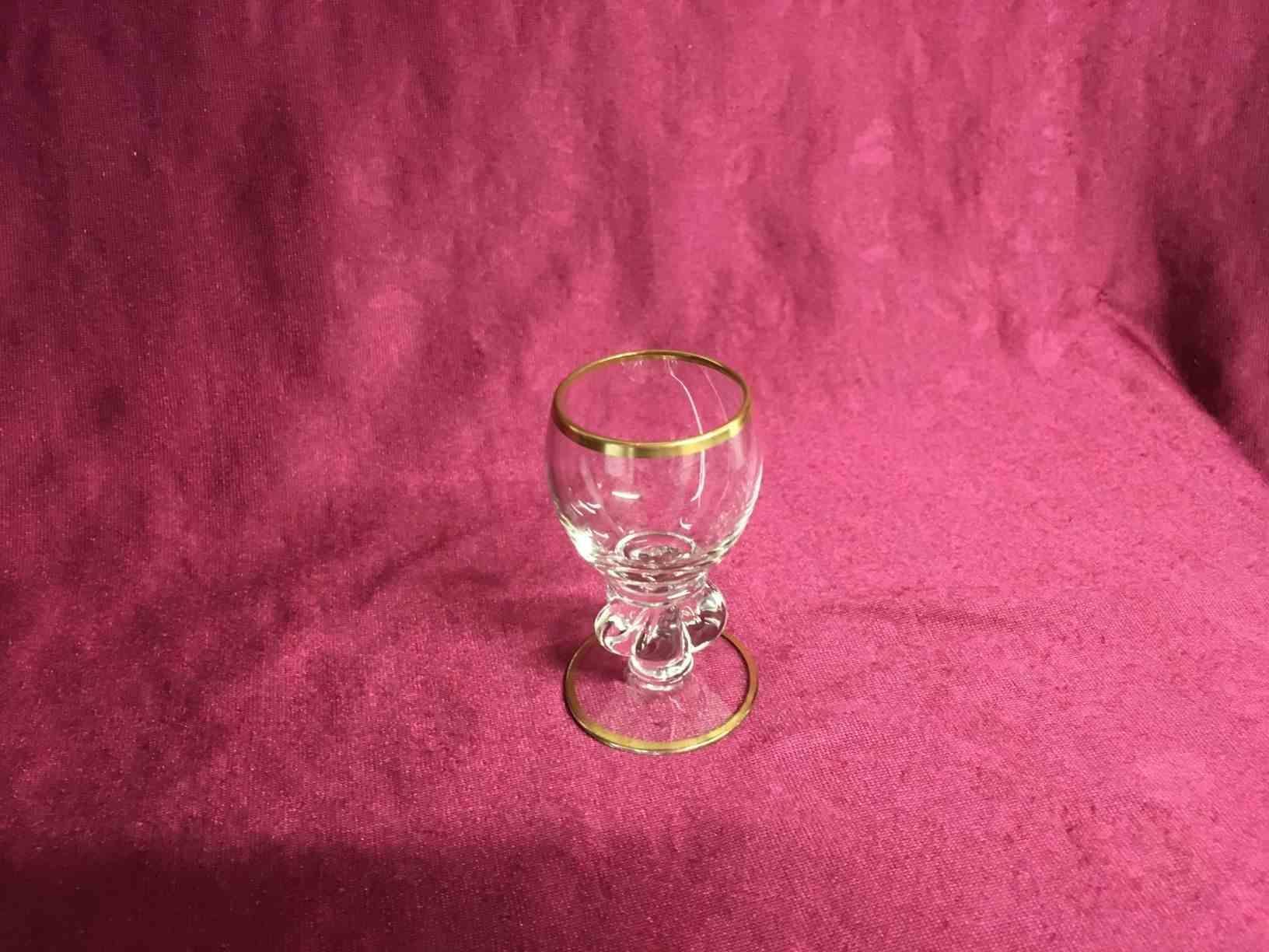 Holmegaard  Gisselfeld glas - Snapseglas. Pris: 50,- Kr. pr. stk.