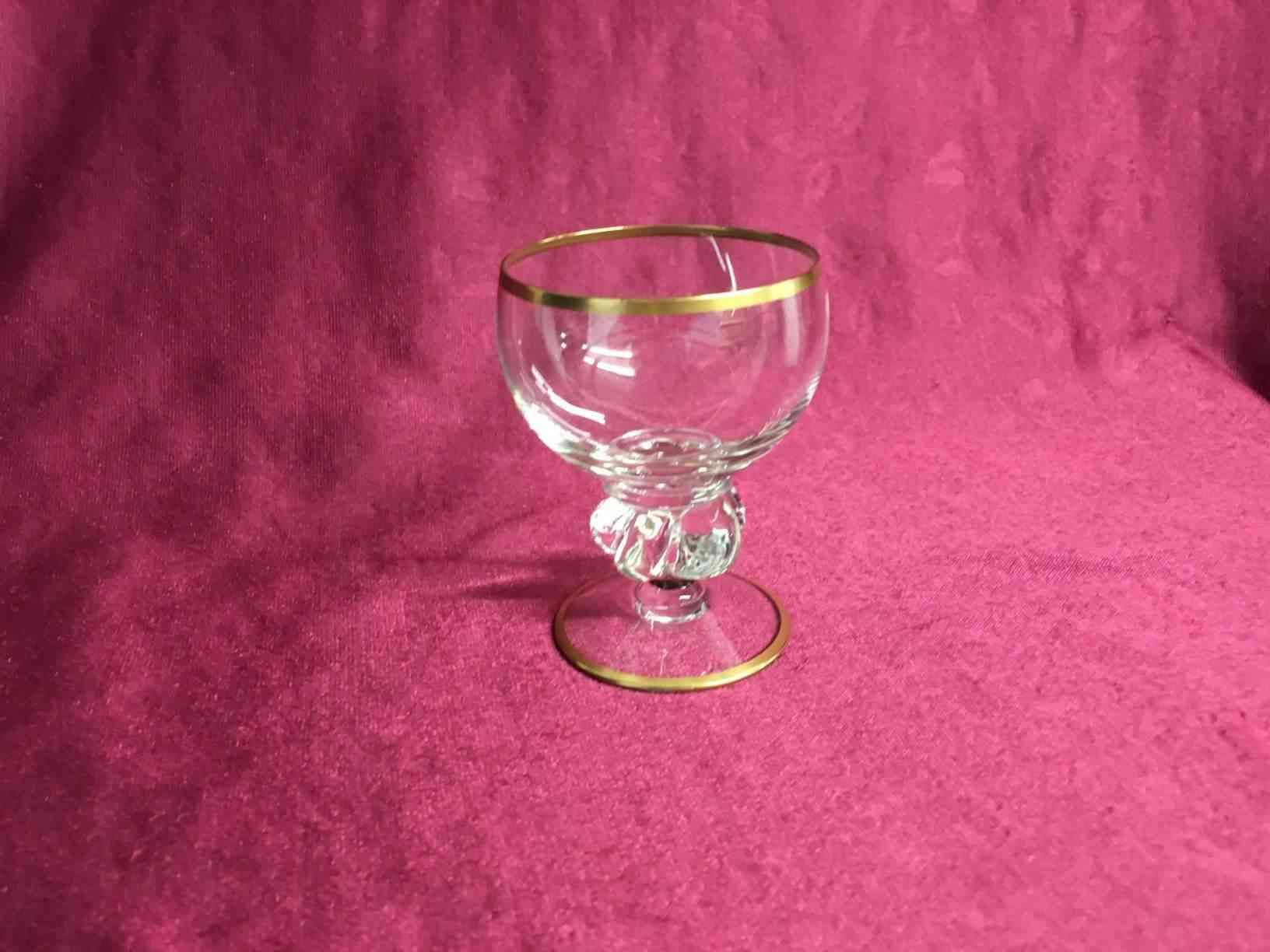 Holmegaard  Gisselfeld glas - Likørskål. Pris: 60,- Kr. pr. stk.