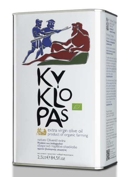 Kyklopas Organic, Extra Virgin Olive Oil, 2,5 L (Harvest 2022)