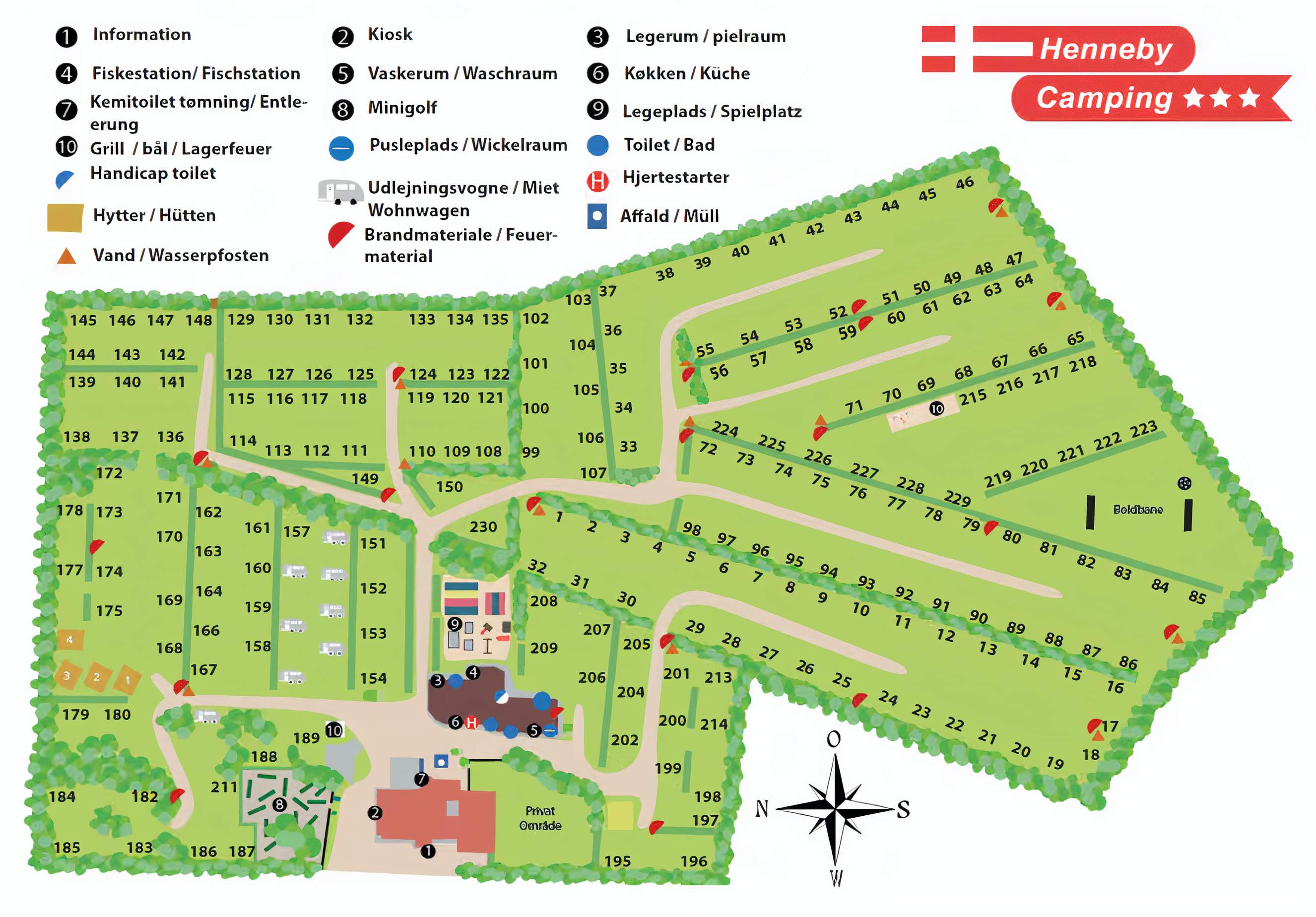 Placemap Henneby Camping