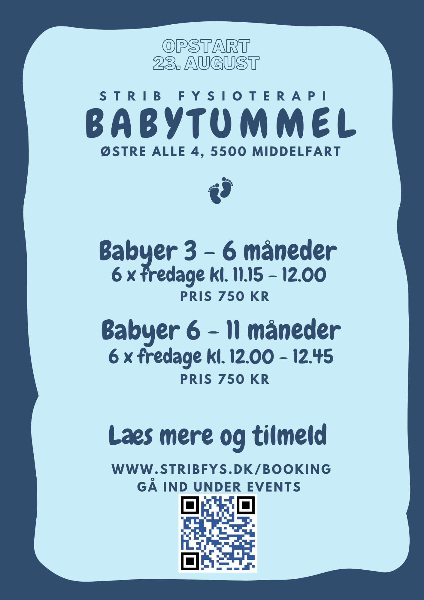 Tider på Babytummel Middelfart