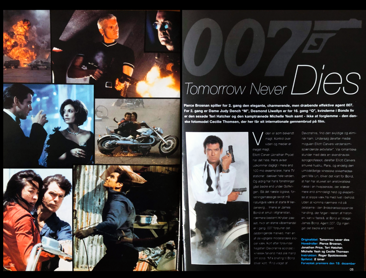 Tomorrow never dies. Biografbladet. 1997