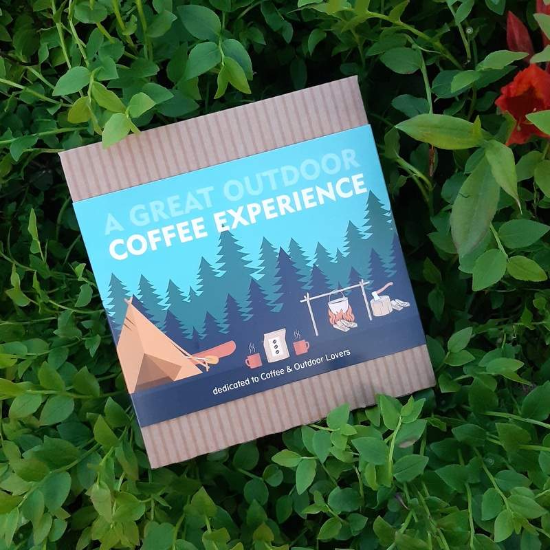 Tag kaffe med på teltturen.