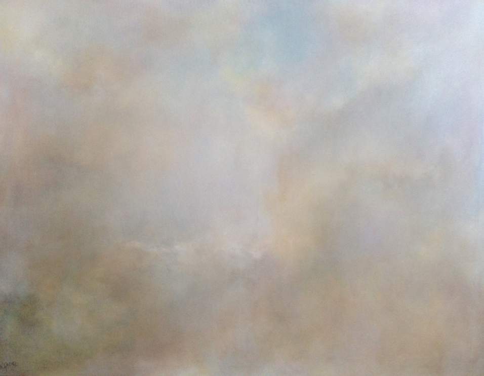 Cloudscape painting by Nicole Gadiel