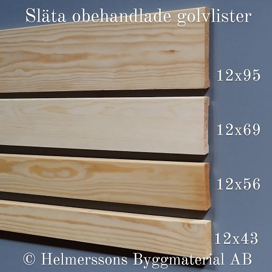 Släta Golvlister