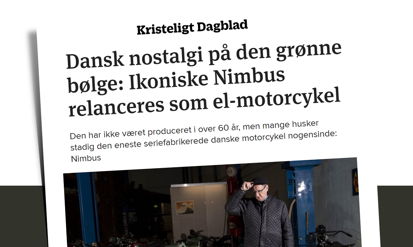 Nimbus-Motorcyles i Kristeligt Dagblad