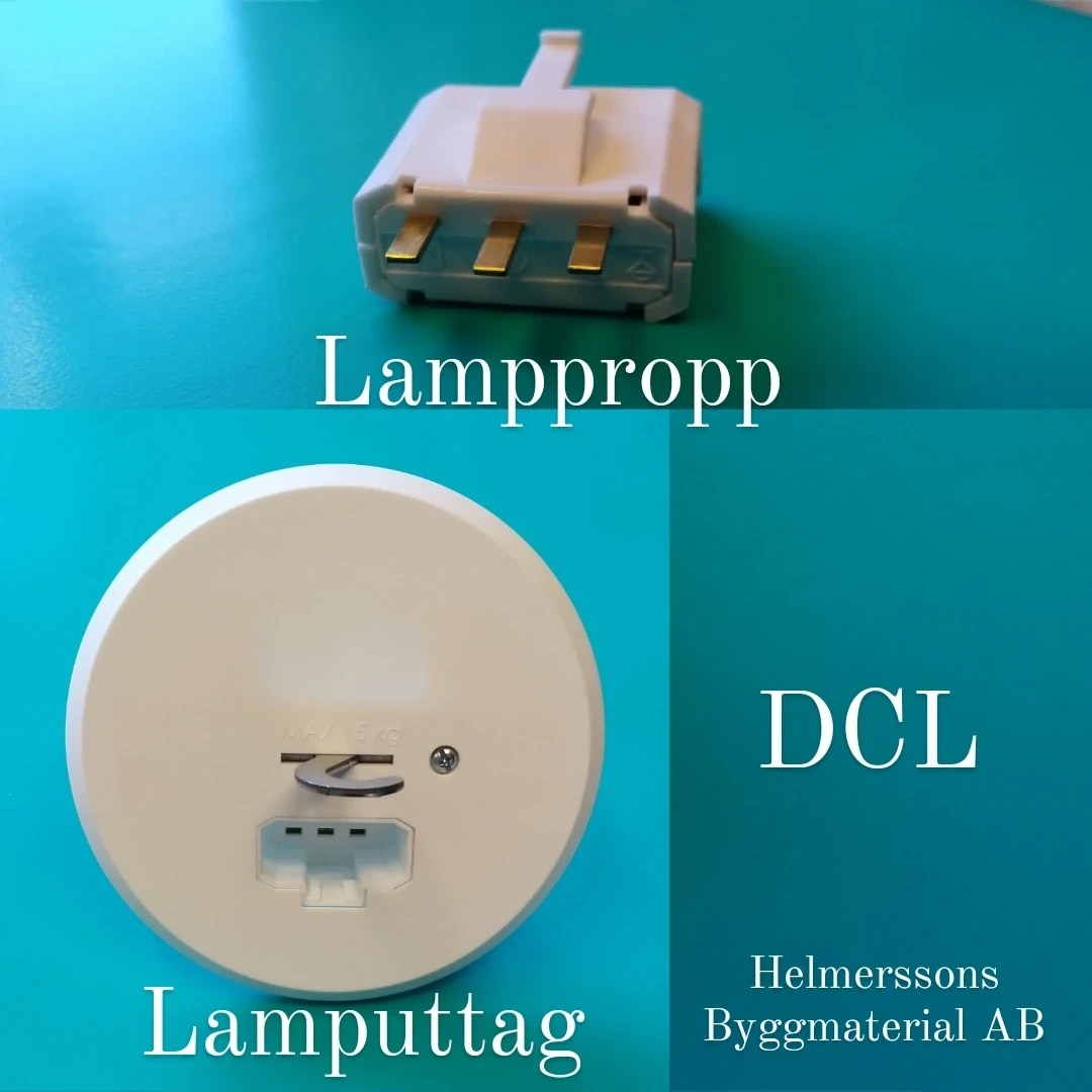 DCL lamppropp och lamputtag