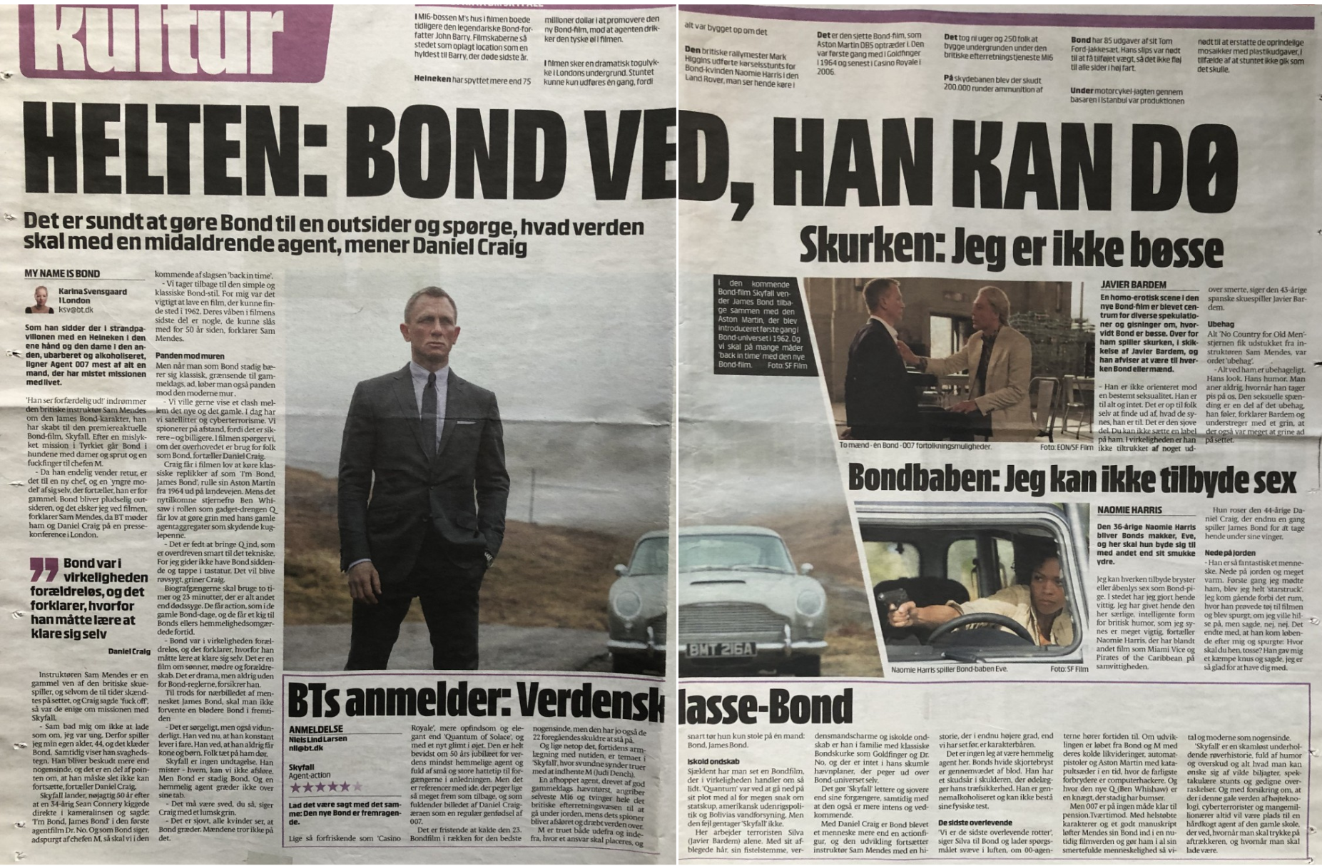 bond græder. SKYFALL. Agent tårer. Silva. Daniel Craig.